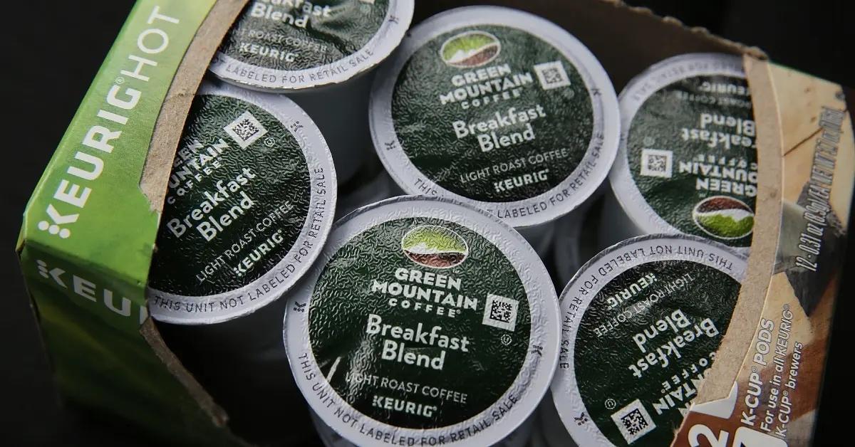 Keurig K-Cups Green Mountain Breakfast Blend.